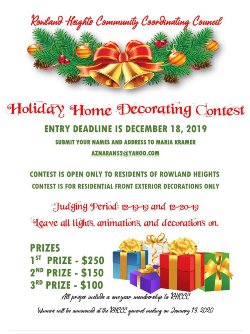 Holiday Home Decorating Contest